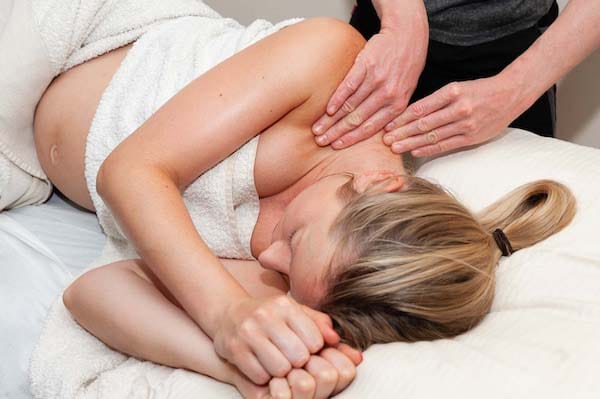 Pregnancy massage image